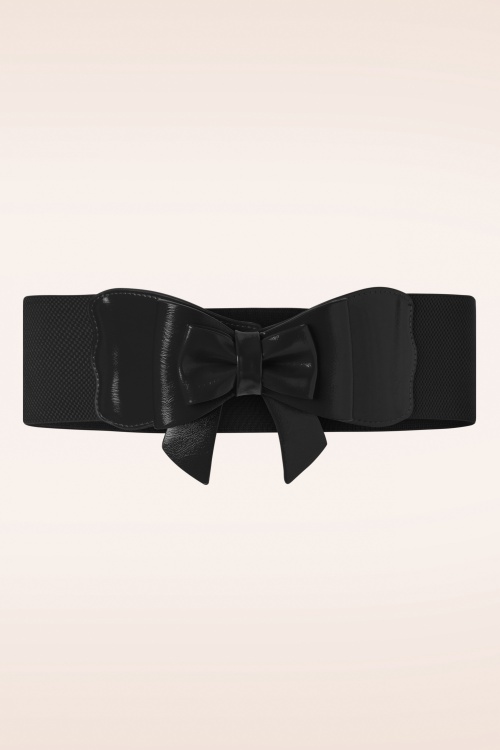 Banned Retro - Play It Right Bow Belt in Red
