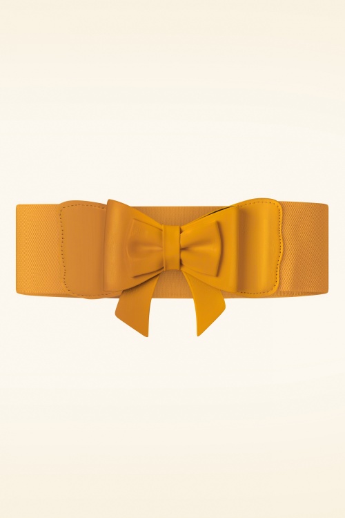 Banned Retro - Play It Right Bow Belt in Black