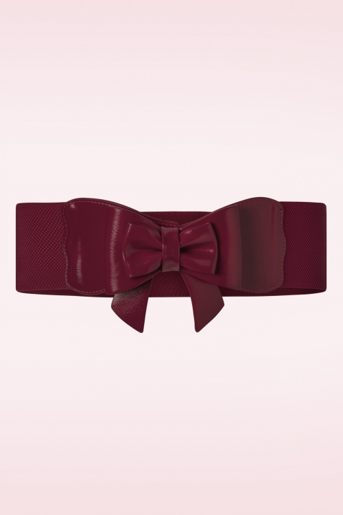 Banned Retro - Play It Right Bow Belt in Black