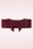 Banned Retro - Play It Right Bow Belt in Burgundy