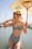 Marlies Dekkers - Holi Vintage Balcony Bikini Top Années 50 en Bleu et Écru 6