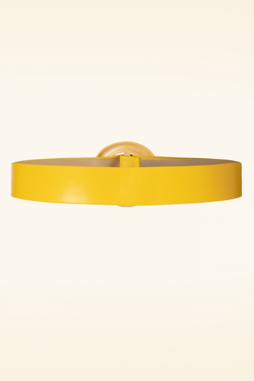 Collectif Clothing - Efia Belt in Yellow 2