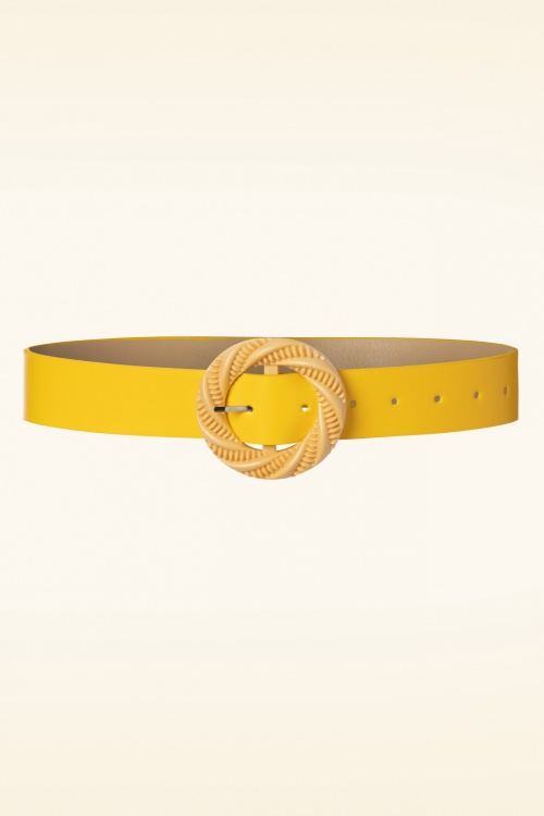 Collectif Clothing - Efia Belt in Yellow