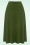 King Louie - Juno Milano crepe midi rok in bos groen