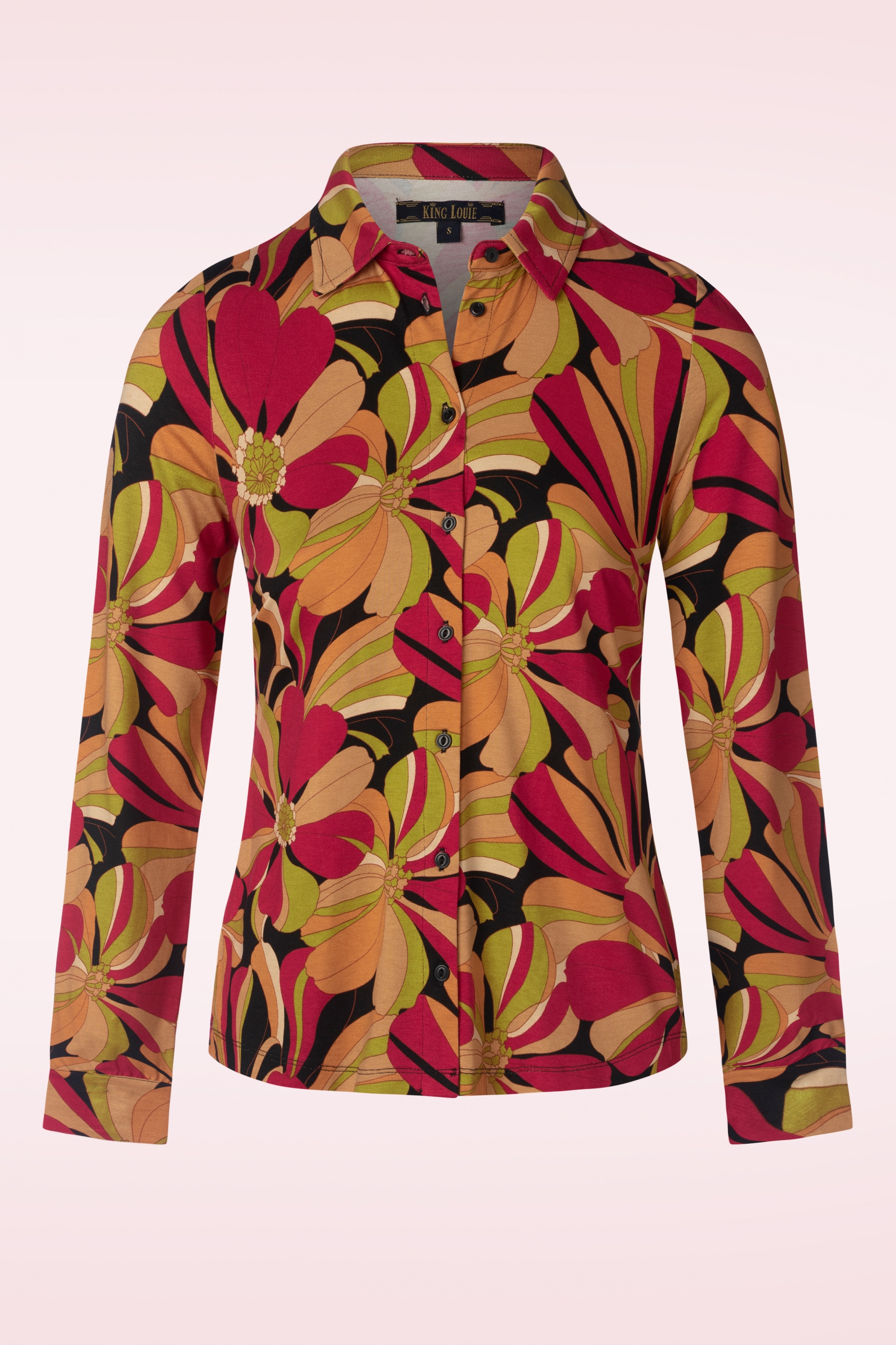 King Louie - Adore blouse in zwart