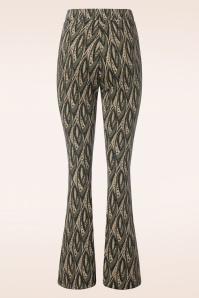 King Louie - Victory Border flared broek in blauw 4