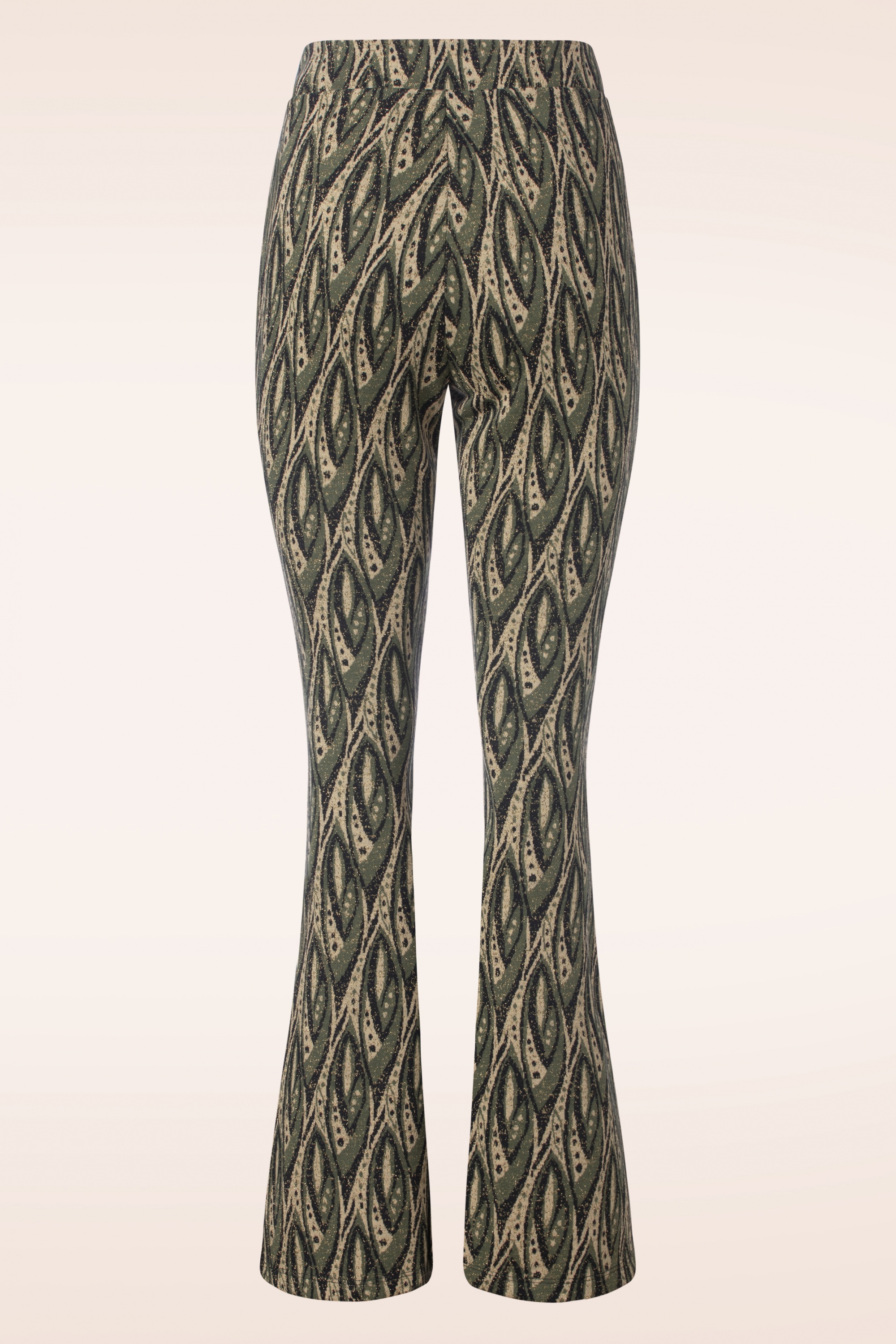 King Louie - Victory Border flared broek in blauw 4