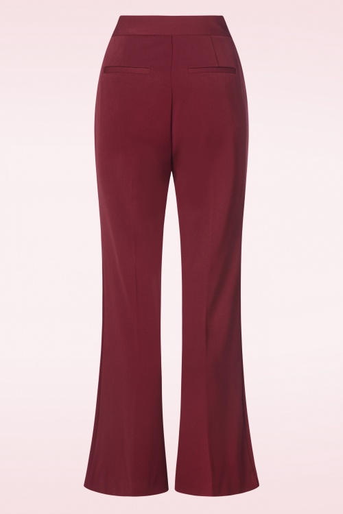 King Louie - Sally Broadway broek in cabernet rood 4