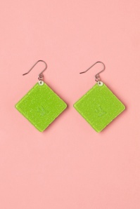 Erstwilder - Cosy Comfort Earrings in Green 3