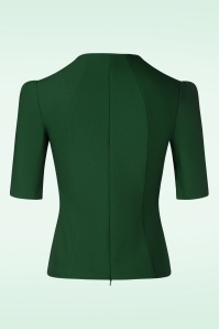 Vintage Diva  - Julia top in groen 4