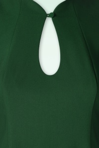 Vintage Diva  - Julia top in groen 5