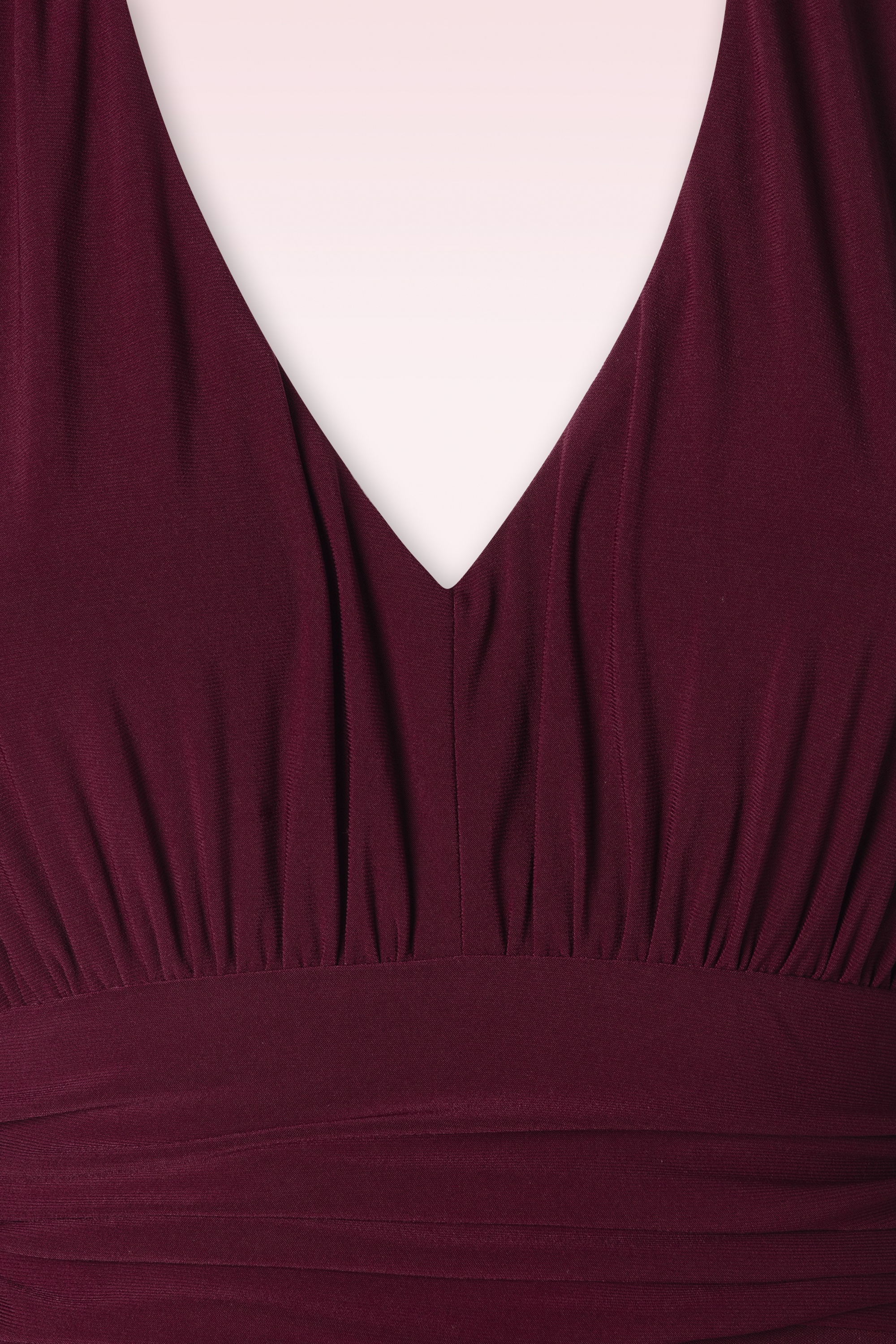 Vintage Diva  - Harlow swingjurk in aubergine 5