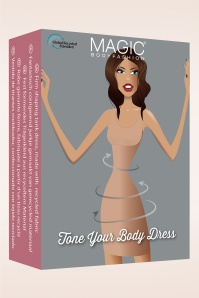 MAGIC Bodyfashion - Tone Your Body Tank Dress in Latte 3