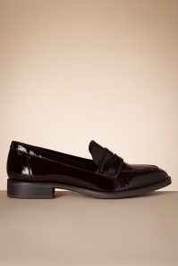 Tamaris - Kira Loafers in donkerbruin lakleer