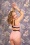 What Katie Did - Marilyn Cotton Suspender Belt in Pink