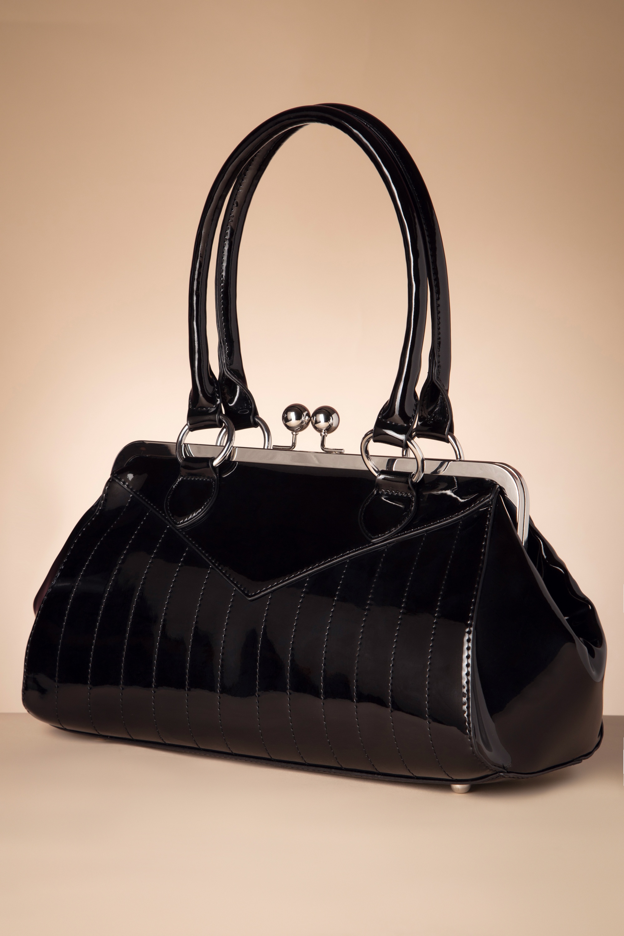 Banned Retro - Maggie May handtas in zwart 2