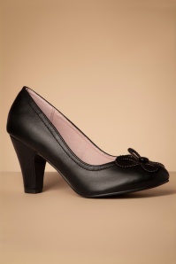 Banned Retro - Noelle pumps in zwart 3