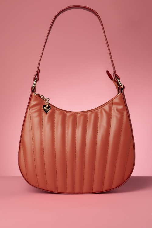 Banned Retro - Thelma Handbag in Burnt Red 4