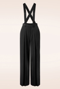 Banned Retro - Classic broek in zwart