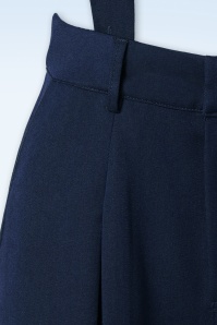 Banned Retro - Classic broek in marineblauw 3