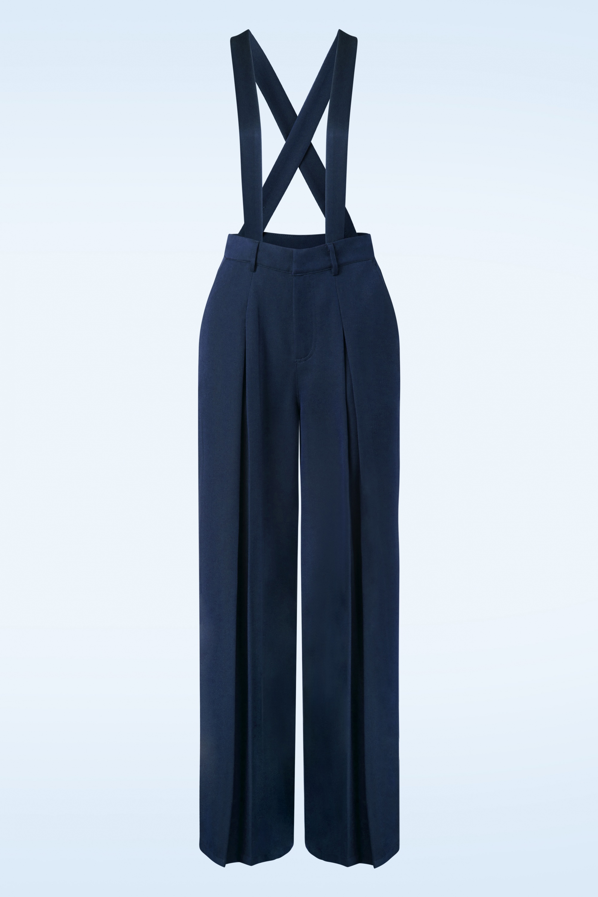 Banned Retro - Classic broek in marineblauw