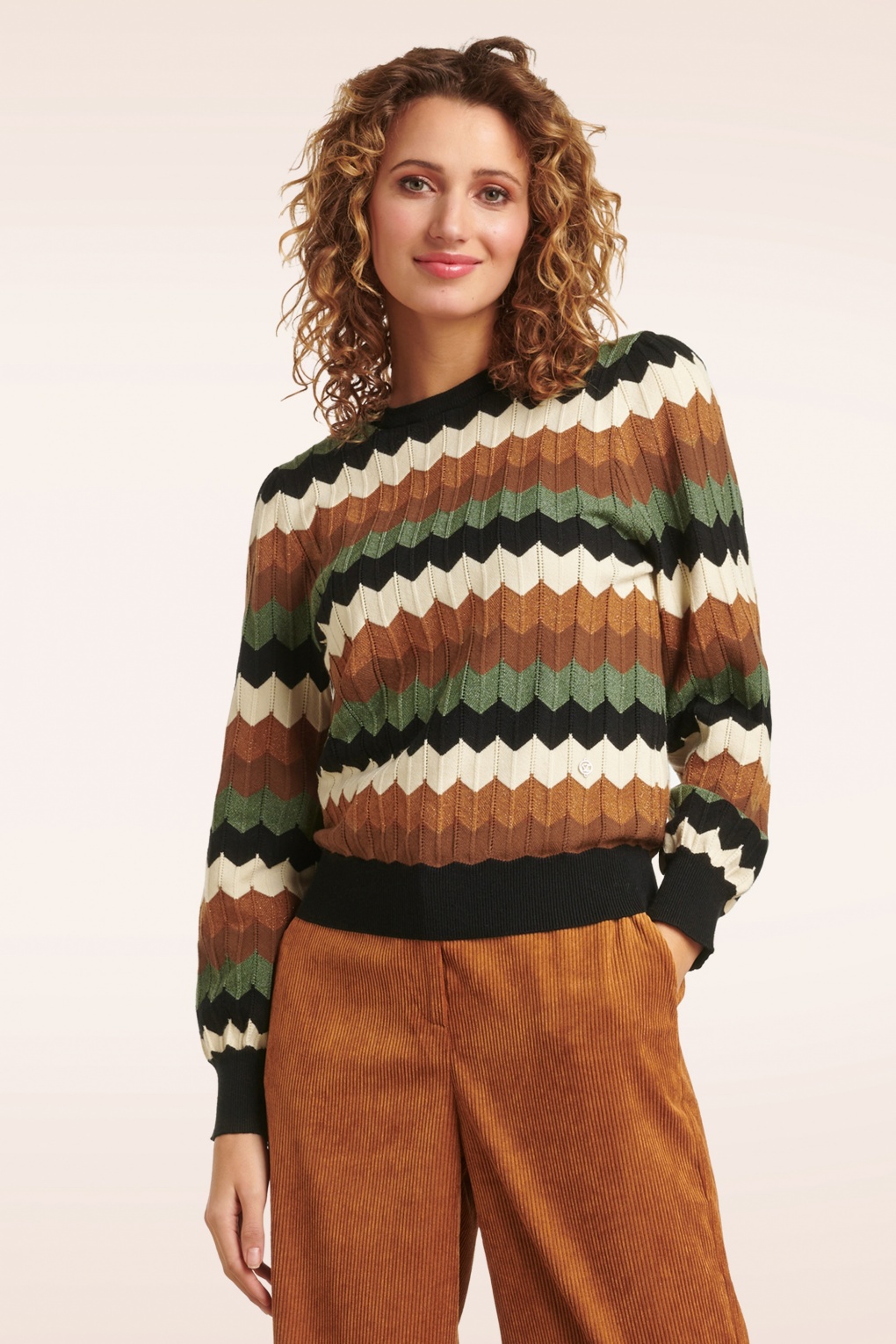 pull tricoté hazel en multi