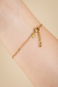 Day&Eve by Go Dutch Label - Sparkling hart armband in goud 2