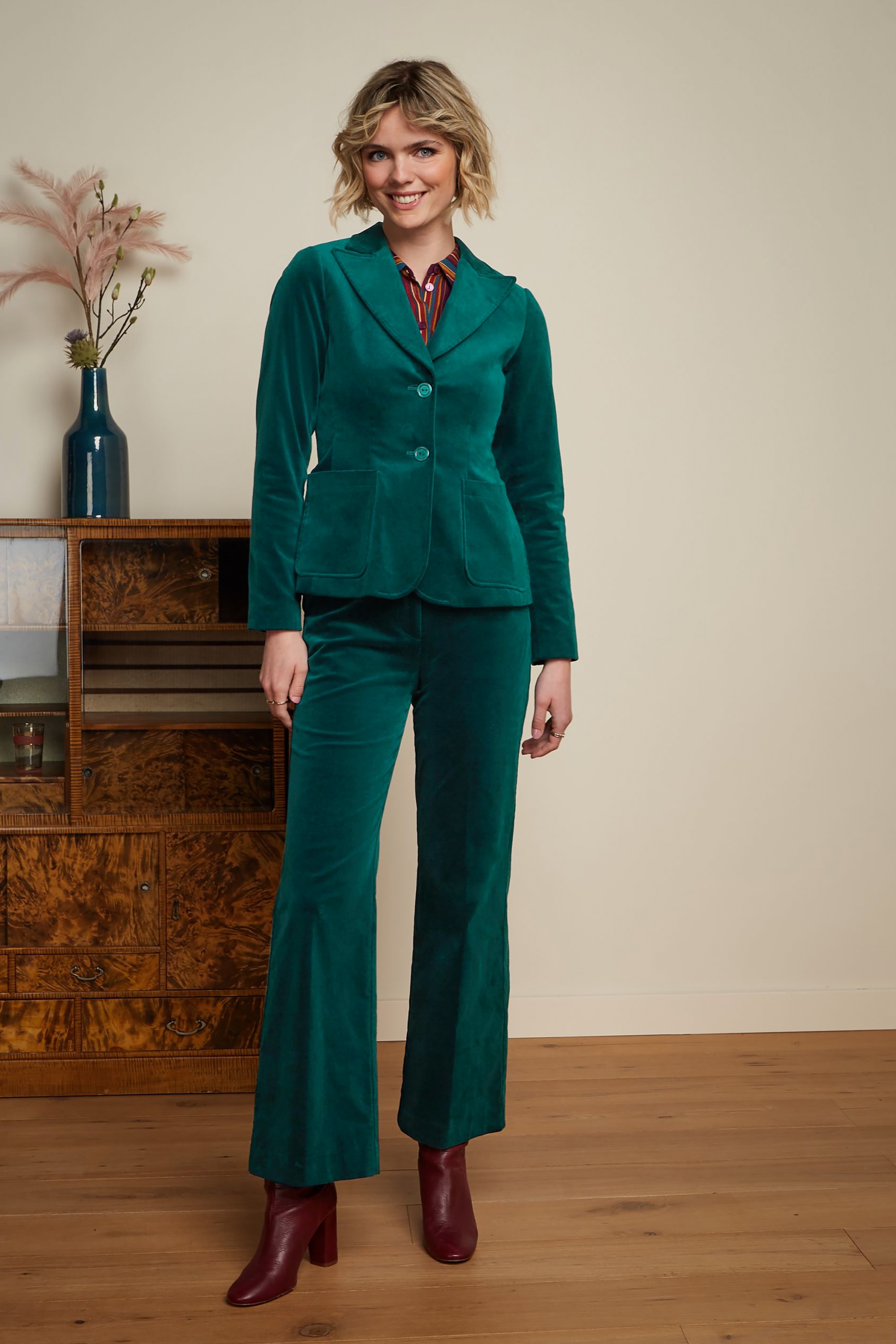 King Louie - Bibi Fargo Uni Blazer in libelle groen 2