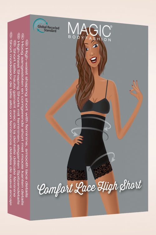 Magic BodyFashion Firm Control Shapewear Seamless Hi Waist Thigh Slimming  Anti Chafing Shorts (Black, S) : : Clothing, Shoes & Accessories