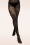 Esther Williams - 50s Classic Floral Bikini Pants in Black