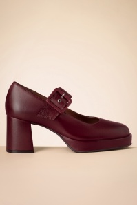 Miz Mooz - Peonie Mary Jane pumps in bordeauxrood 