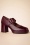 Miz Mooz - Peonie Mary Jane pumps in bordeauxrood  2