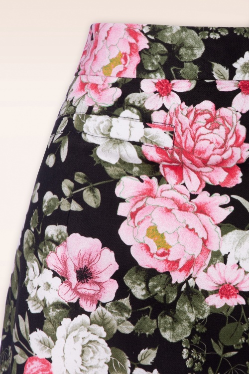 Pink pencil skirt flowers best sale