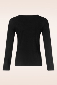 Banned Retro - Sweet Sue top in zwart 3