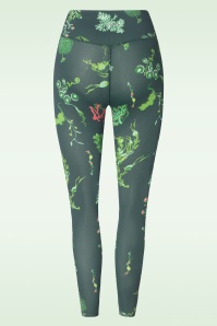 Blutsgeschwister - Sport legging Ocean Saving Ohmm Legs in Herbals are Healthy 2