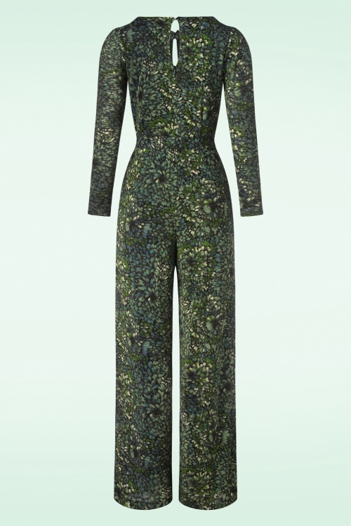 King Louie - Lee Glam jumpsuit in libelle groen 4