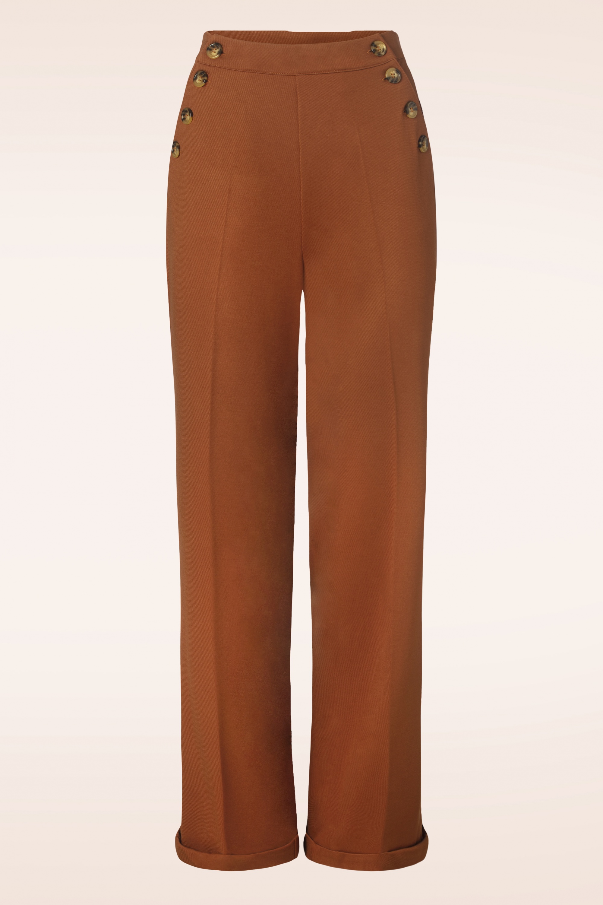 King Louie - Celi Sailor Aurora broek in cognac oranje 3