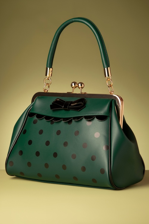 Banned Retro - Crazy Little Thing-tas in groen 2