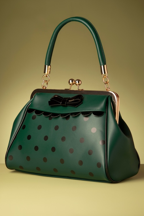 Banned Retro - Crazy Little Thing Bag Années 50 en Vert 2