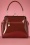Banned Retro - 50s American Vintage Patent Bag in Burgundy 2