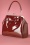 Banned Retro - 50s American Vintage Patent Bag in Burgundy