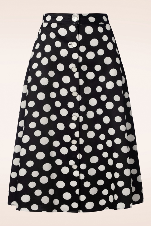 Jupe à Pois Pour Fille - Taille élastique - Coupe Trapèze | Confortable Et Facile à Vivre