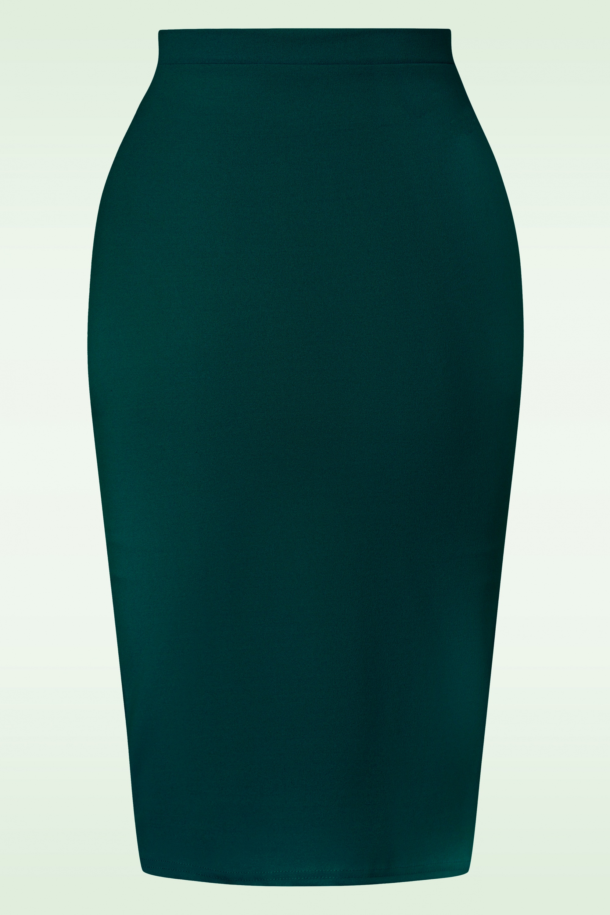 Vintage Chic for Topvintage - Bella midi rok in bosgroen 2