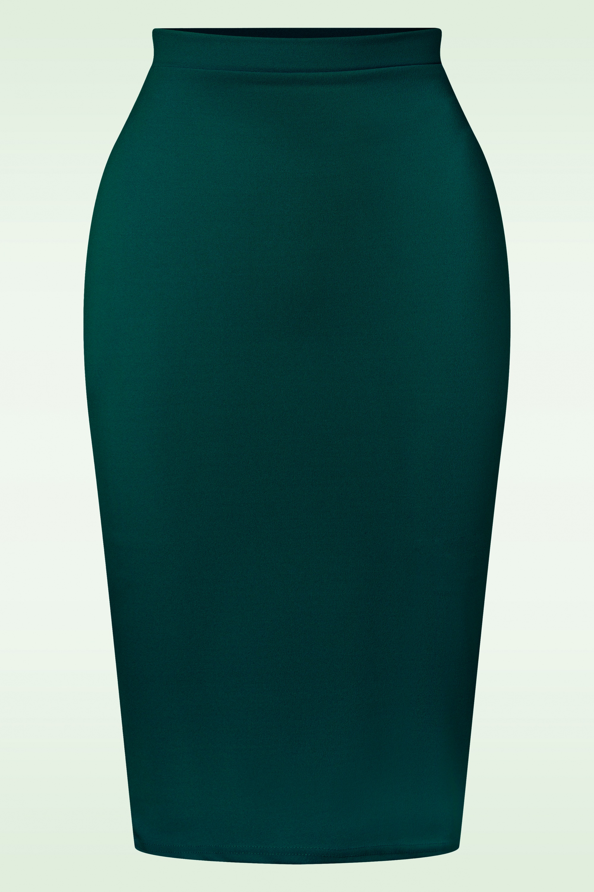 Vintage Chic for Topvintage - Bella midi rok in bosgroen