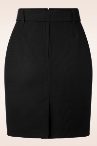 Vixen - Talia Textured rok in zwart 2