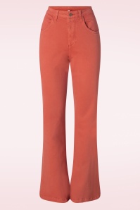 Blutsgeschwister - Yes, we flare broek in Mermaid Hair Deep Red 2