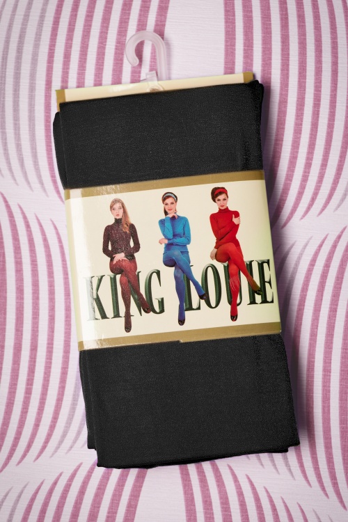 King Louie - 60s Penelope Tights in Black 2