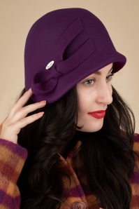 Bronté - Belle Cloche hoed in fuchsia