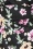 Hearts & Roses - Phoebe floral pencil jurk in zwart 3