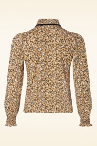 Vive Maria - Golden flower blouse in geel 2